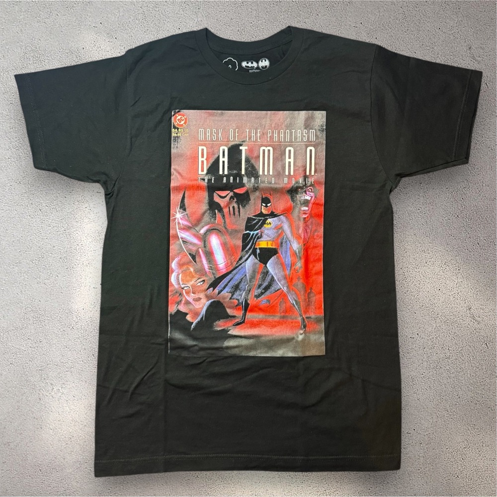 Batman Mask of the Phantasm The Animated Movie Graphic T-Shirt Mens Medium Black